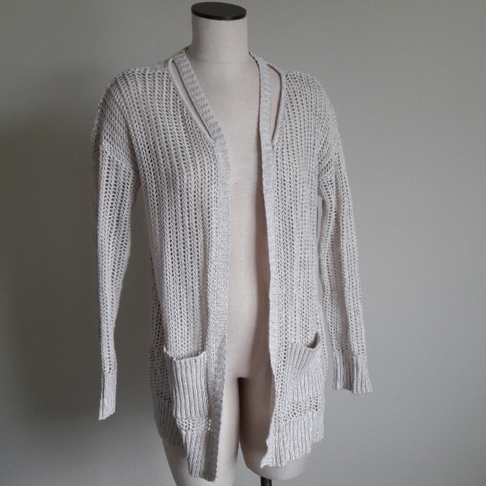 MIAMI Knitted Sweater Long Sleeve Pockets